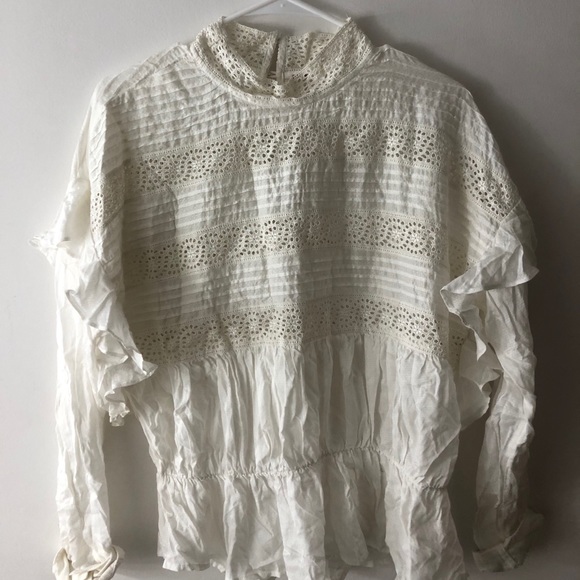 Free People Tops - FREE PEOPLE - Lace blouse